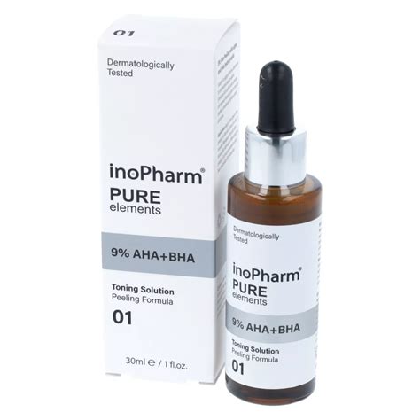 InoPharm Pure Elements Peeling Do Twarzy Z Kwasami 9 AHA BHA 30