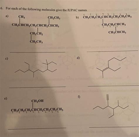 Write Condensed Structural Formulas For Each Of Chegg