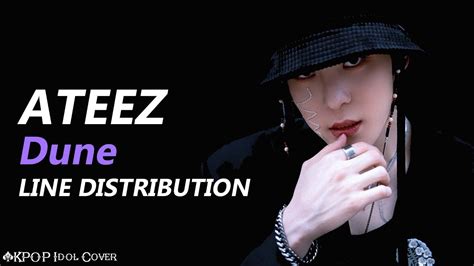 ATEEZ Dune Line Distribution Color Coded YouTube