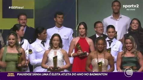 V Deo S Nia Lima Eleita Atleta Do Ano No Badminton Piau Ge