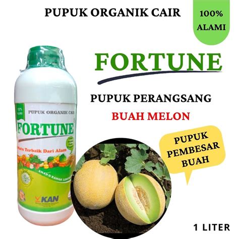 Jual Pupuk Organik Cair Tanaman Perangsang Buah Melon Poc Fortune