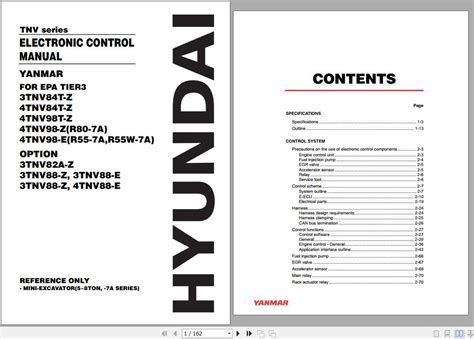 Hyundai Yanmar Tnv Series Electronic Control Manual