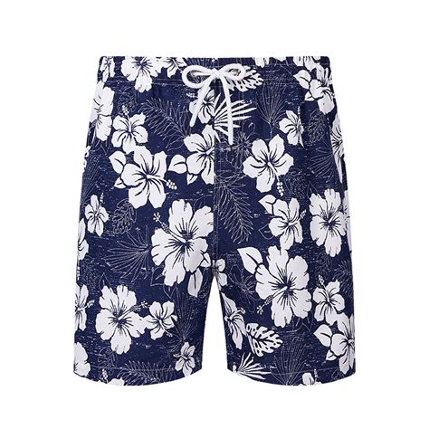 Tkycmsuaki Mens Hawaii Beach Shorts Quick Dry Summer Swim Trunks