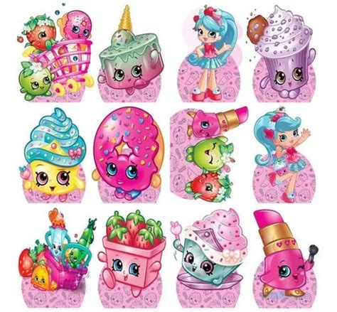 Kit 10 Display De Mesa Shopkins MercadoLivre