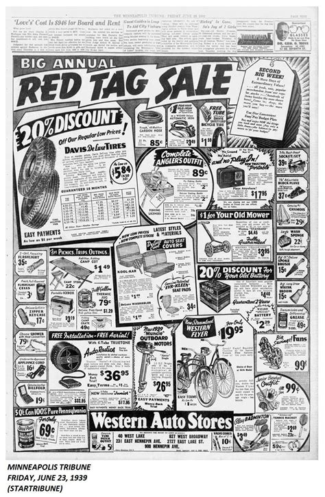 Western Auto Stores Advertisement - 1939 (r/Minnesota_Archived) : r/vintageads