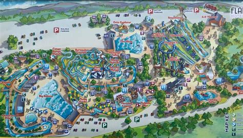 Noah S Ark Water Park Map