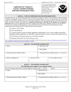 Fillable Online Application For Temporary Transfer Of Individual