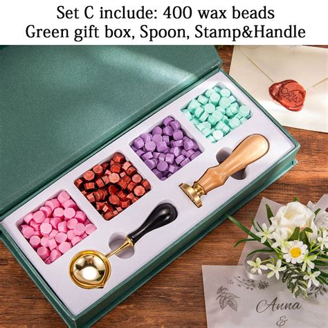 Custom Wax Seal Stamp Kit With T Box Wax Envelope Seal Stamp Kit