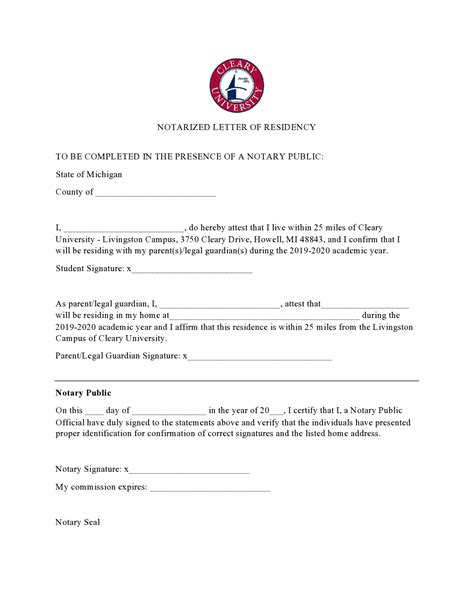 30 Free Notarized Letter Templates {notary Letters} Templatearchive