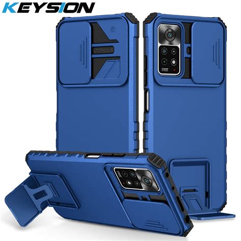 Keysion Shockproof Case For Redmi Note 11 Pro 11s 12 5g 10 Push Pull