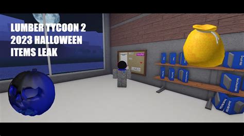 Lumber Tycoon 2 2023 Halloween Items Leaked Golden Bag Of Candy