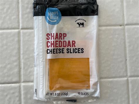 Sharp Cheddar Cheese Slices Nutrition Facts Eat This Much