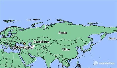stavropol russia stavropol stavropol krai map worldatlascom