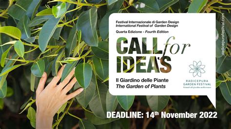 The Garden Of The Plants Radicepura Garden Festival Cfp