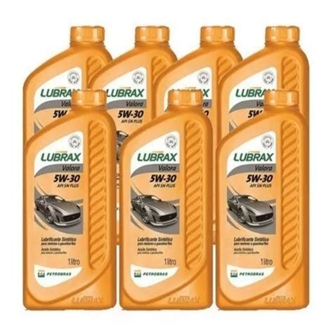 Kit 7l Óleo Lubrificante Sintético Lubrax Valora Plus 5w30