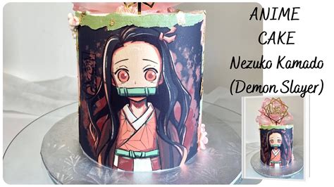 Demon Slayer Cake Anime Nezuko Kamado Cake Tutorial Youtube