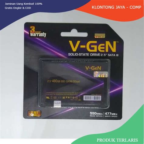 Jual Solid State Drive V Gen Gb Sata Ssd Vgen Shopee Indonesia