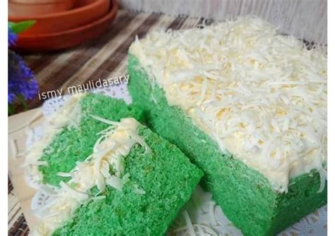 Resep Bolu Pandan Kukus Satu Telur Oleh Ismy Maulidasary Cookpad