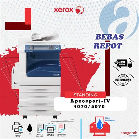 Jual Mesin Fotocopy Fuji Xerox Apeosport IV 4070 5070 Shopee Indonesia