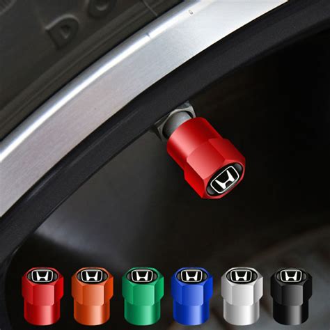 4pcs Honda Civic Crv Accord Car Wheel Tire Valves Stem Air Caps Cover