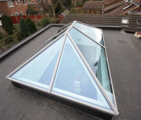 Korniche White Aluminium Roof Lantern 1000mm X 2000mm Blue Glazing Roofing Superstore®