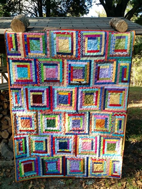 Kat Cat Quilts Scrappy Log Cabins