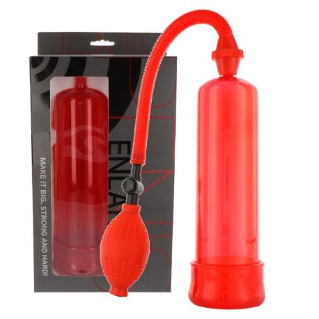 Red Penis Enlarger Pump VALIJANT SEX SHOP