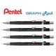 Kit Lapiseira Pentel Graph Rock Pg Mm Em Promo O