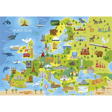 Puzzle Mapa De Europa Pzs