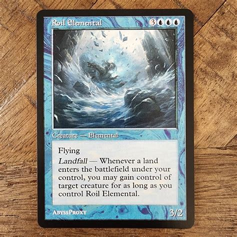 Roil Elemental A MTG Abyss Proxy Shop Enhance Your Commander And