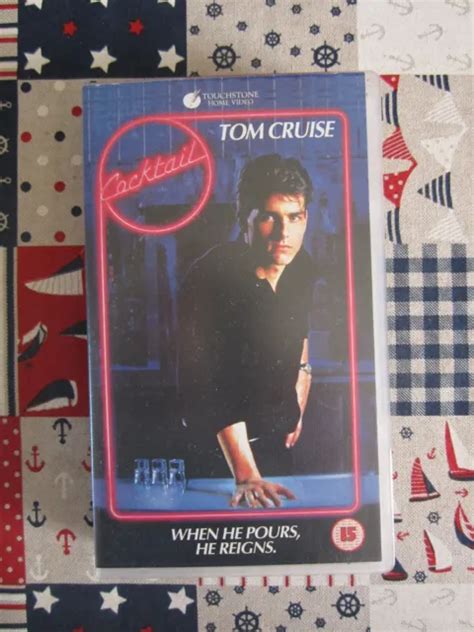 Cocktail Film Starring Tom Cruise Vhs Video Tape Uk Pal Format Only Ok