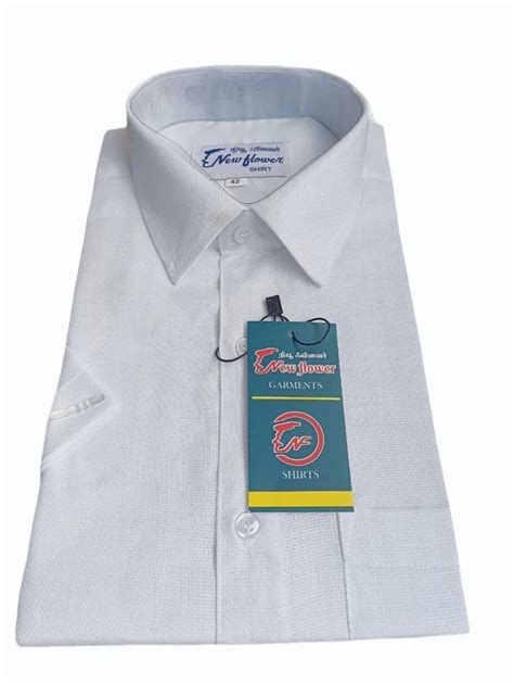 Mens Plain White Casual Shirt Full Sleeves At Rs 350 In Madurai Id