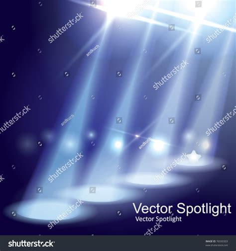 Vector Stage Spotlight Stock Vector (Royalty Free) 76930303 | Shutterstock