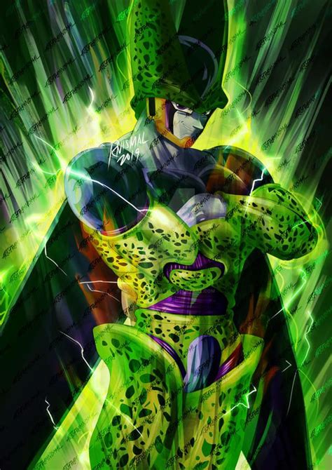 Dragon Ball Z Perfect Cell By Artoframnismal On Deviantart Dragon Ball Gt Dragon Ball Image