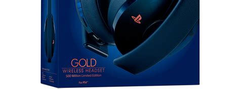 Million Limited Edition Ps Gold Wireless Headset