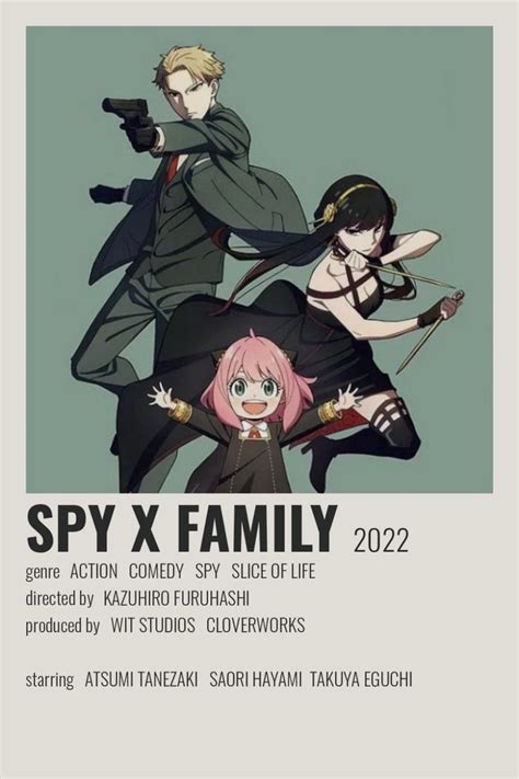 spy x family poster | Illustrations animées, Idée film, Illustrations