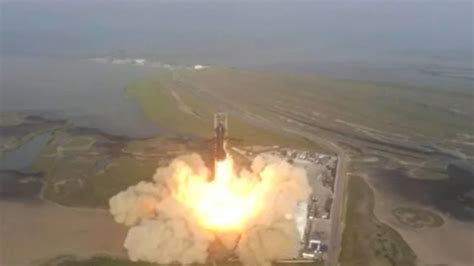 Spacexs Starship Rocket Explodes After Liftoff Youtube