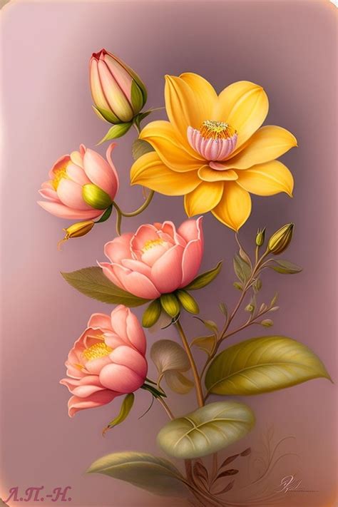 Pin by Sebile Bozacı on Dekopaj desenleri Watercolor flower art