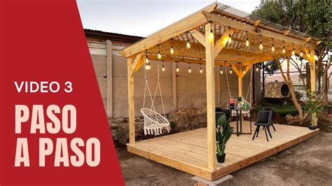 Como Construir Una Pergola De Madera Tutorial Youtube