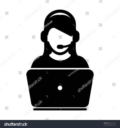 user support icon vector stock vector royalty