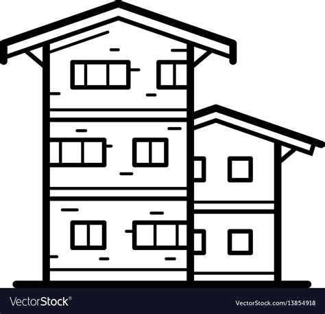 City buildings Royalty Free Vector Image - VectorStock