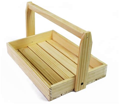 Wooden Matte Pine Wood Decorative Trays Shape Rectangle Size