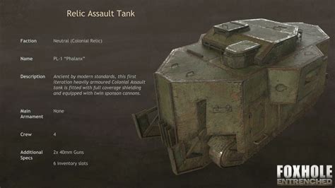 Relic Assault Tank Official Foxhole Wiki