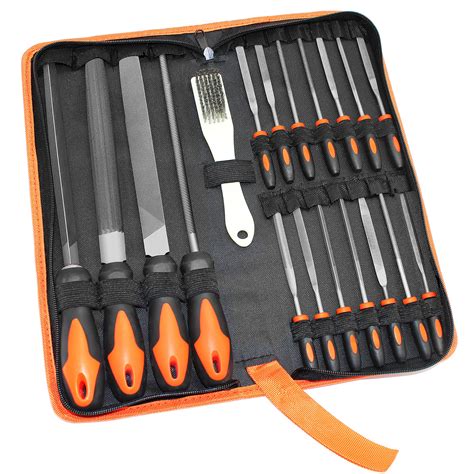 Buy Yeelua 19PCS Metal File Set, T12 High Carbon Steel File Including ...