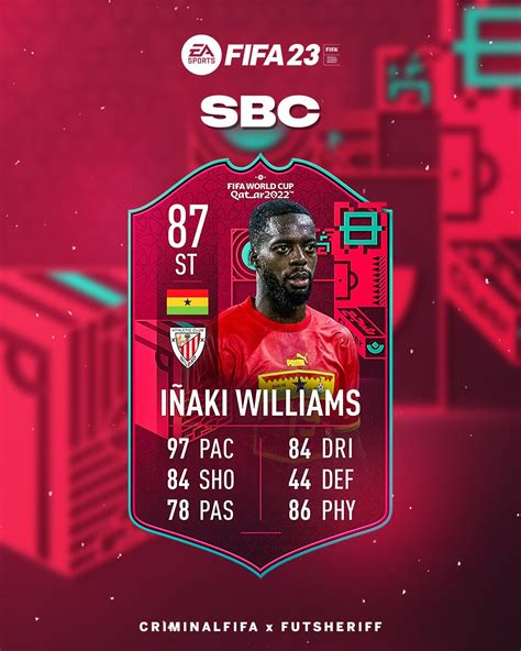 Fut Sheriff On Twitter 🚨inaki Williams 🇬🇭 Is Added To Come As Path To