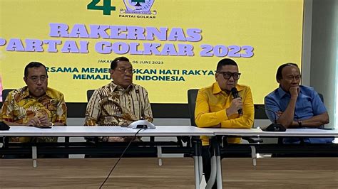 Golkar Akan Bahas Stategi Pemenangan Pemilu Di Rakernas 2023