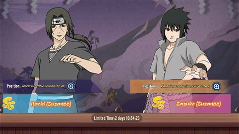 Ss Itachi Susanoo Sasuke Susanoo Time Limited Draw Ninja Awaken