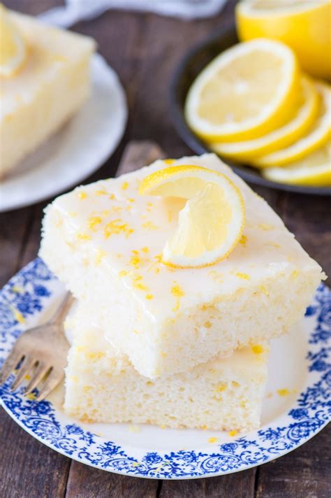 Easy Lemon Sheet Cake Recipe The Best Lemon Cake Made In A 9x13 Inch