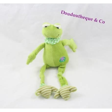 Peluche Grenouille Les Petites Marie Vert Longues Jambes N Nuphar