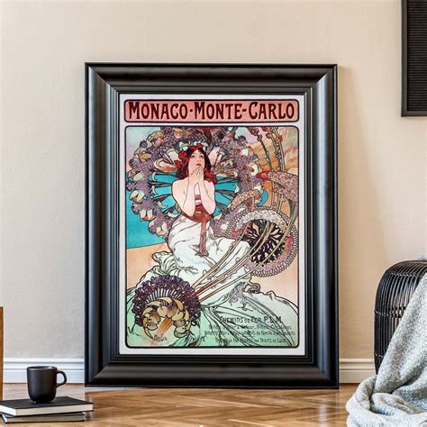 Alphonse Mucha Illustration Monaco Monte Carlo Ad Art Nouv Inspire